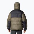 Men's Columbia Pike Lake II Hooded stone green/shark down jacket 3