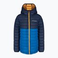 Columbia Powder Lite Hooded bright indigo/collegiate navy children's down jacket