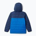 Columbia Powder Lite Hooded bright indigo/collegiate navy children's down jacket 6