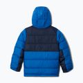 Columbia Pike Lake II Hooded bright indigo/collegiate navy children's down jacket 2