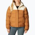 Columbia Bulo Point II Down women's jacket carmel brown/chalk crinkle 5