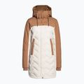 Columbia Mountain Croo II Mid Down women's jacket chalk/camel brown 8