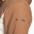 Columbia Mountain Croo II Mid Down women's jacket chalk/camel brown 10