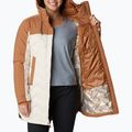 Columbia Mountain Croo II Mid Down women's jacket chalk/camel brown 5