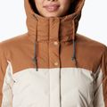 Columbia Mountain Croo II Mid Down women's jacket chalk/camel brown 6
