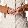 Columbia Mountain Croo II Mid Down women's jacket chalk/camel brown 7