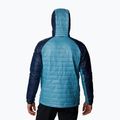 Men's Columbia Platinum Peak Hooded down jacket shasta/collegiate navy 2