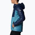Men's Columbia Platinum Peak Hooded down jacket shasta/collegiate navy 3
