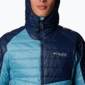 Men's Columbia Platinum Peak Hooded down jacket shasta/collegiate navy 6