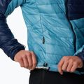 Men's Columbia Platinum Peak Hooded down jacket shasta/collegiate navy 8