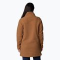 Columbia Panorama Long camel brown women's fleece coat 3