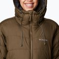 Columbia Pike Lake II Long women's down coat olive green 6