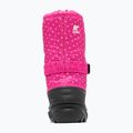 Sorel Flurry Print Girls fuchsia fizz/black children's trekking boots 10