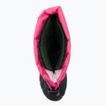 Sorel Flurry Print Girls fuchsia fizz/black children's trekking boots 6
