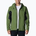 Columbia Mazama Trail men's rain jacket canteen/black 2