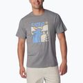 Columbia men's Sun Trek Short city grey heather/simple gorge trekking shirt