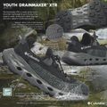 Junior's shoes Columbia Youth Drainmaker XTR black/pure silver 8
