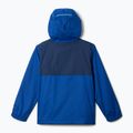 Columbia Rainy Trails II Fleece mountain blue/ collegiate navy slub children's rain jacket 2