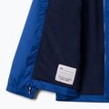 Columbia Rainy Trails II Fleece mountain blue/ collegiate navy slub children's rain jacket 3