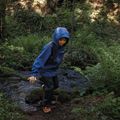 Columbia Rainy Trails II Fleece mountain blue/ collegiate navy slub children's rain jacket 6