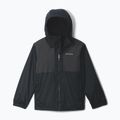 Children's rain jacket Columbia Rainy Trails II Fleece mountain black/black slub