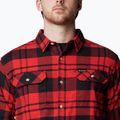 Men's Columbia Flare Gun Stretch Flannel sail red river crossing plaid shirt 5