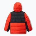 Columbia Pike Lake II Hooded spicy/ black children's down jacket 2