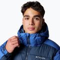 Men's Columbia Pike Lake II Hooded mountain blue/ collegiate navy down jacket 7