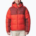 Men's Columbia Pike Lake II Hooded sail red/ spice down jacket 5