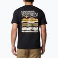 Columbia Explorers Canyon Back black/torn moonscape men's trekking shirt 2