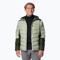 Columbia Labyrinth Loop II Hooded safari/ greenscape men's down jacket 6