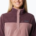 Columbia Benton Springs women's sweatshirt 1/2 Snap moonvista / figs 5