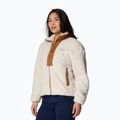 Women's sweatshirt Columbia Boundless Discovery Sherpa Full Zip II chalk/camel brown 4