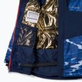 Columbia Mighty Mogul III Printed mountain blue windblown/ collegiate navy children's ski jacket 3