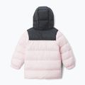 Children's insulated jacket Columbia Puffect Hooded satin pink/black 2