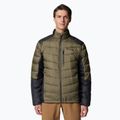 Columbia Labyrinth Loop II stone green/ shark men's down jacket