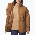 Women's 3in1 jacket Columbia Drop Ridge II Interchange camel brown 6