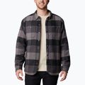 Columbia Windward II men's black multi windowpane check shirt 4