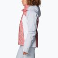 Columbia Snowy Summit Ins pink agave/white/cirrus grey dobby women's ski jacket 3