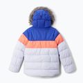 Columbia Arctic Blast III children's ski jacket snowdrift/hot coral/clematis blue 2