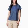 Columbia Sloan Ridge Graphic women's trekking shirt navy heather/linear landscape