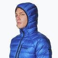 Men's Columbia Arctic Crest Down Hooded Mountain Blue Jacket 5