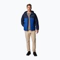 Men's Columbia Powder Lite II Hooded mountain blue/ collegiate navy down jacket 5