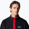 Men's Columbia Steens Mountain Half Snap sweatshirt delta / black / moubtain red 4