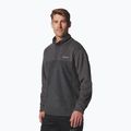 Men's fleece sweatshirt Columbia Steens Mountain Half Snap II charcoal heather/shark 4