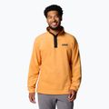 Columbia men's Steens Mountain Half Snap sunstone / black sweatshirt