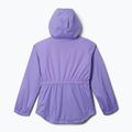 Columbia Rainy Trails II Fleece paisley purple children's rain jacket 2