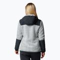 Columbia women's Arctic Crest Sherpa sweatshirt white / black 3