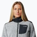 Columbia women's Arctic Crest Sherpa sweatshirt white / black 6