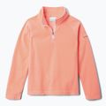Children's fleece sweatshirt Columbia Glacial Fleece hot coral